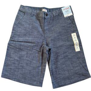 Target Cat & Jack Blue Chambray Flat Front Shorts NWT Size Boys 16